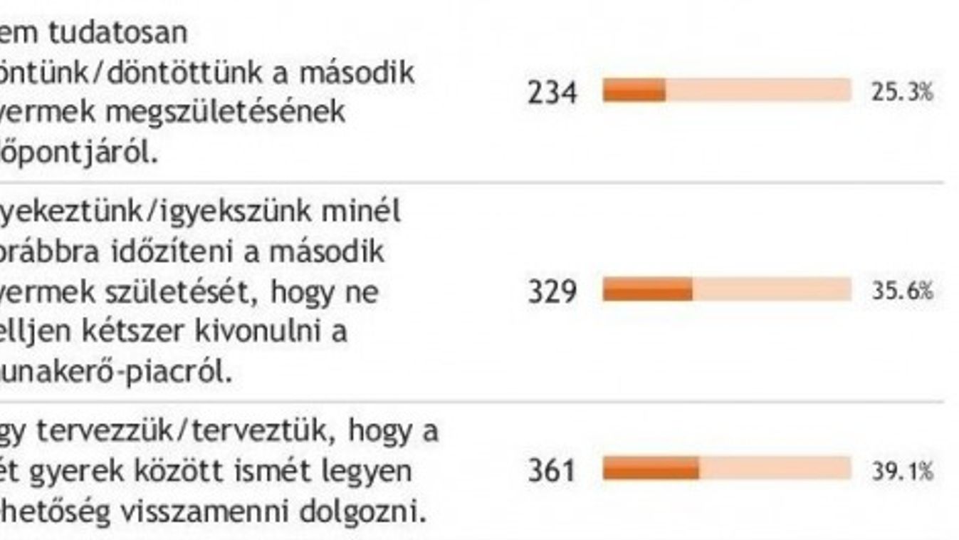 Anyaság és  munka kutatás 5 - Hová tesszük a kölköket?