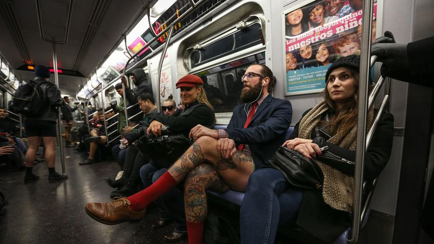 Gatya nélküli metrózás világnapja