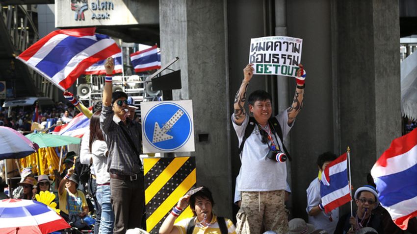 Tüntetés Thaiföldön