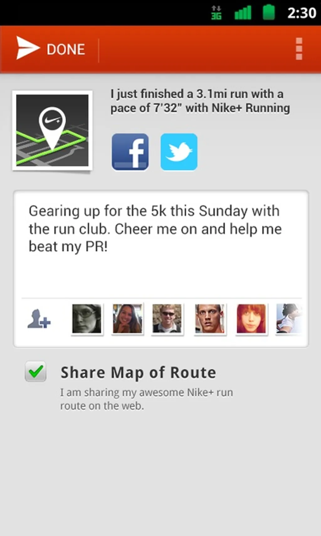 Fotó: Nike+ Running 