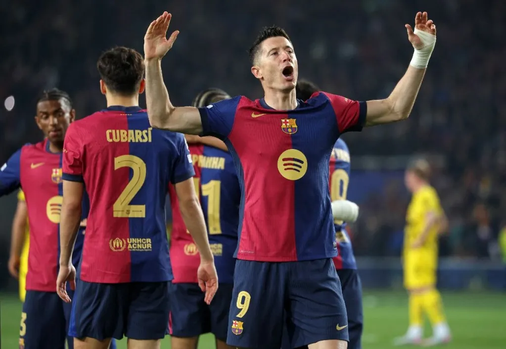 Barcelona, Dortmund, Robert Lewandowski, BL, Bajnokok Ligája, gólöröm