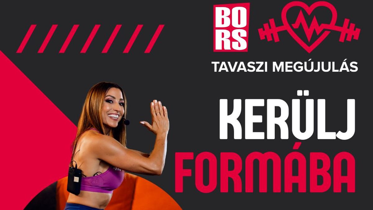 Tavaszi megújulás: eddz Rubint Rékával a Borson! – videóval