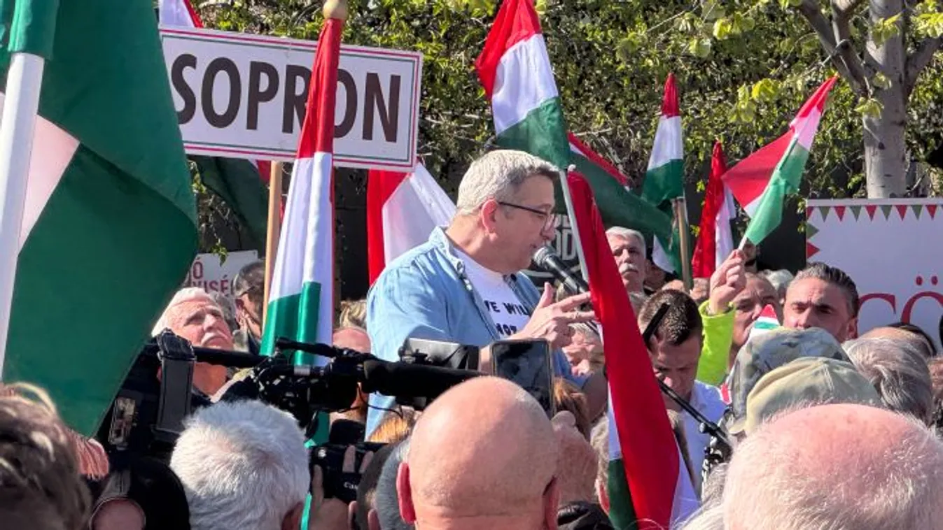 A hazaáruló Tisza Párt elleni tüntetésen készített képpel üzent Bohár Dániel Magyar Péternek