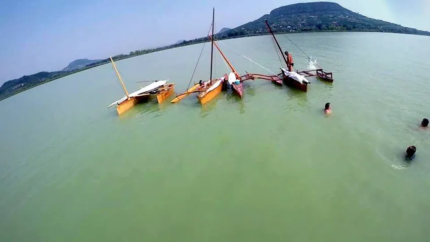 Polinéz proák a Balatonon