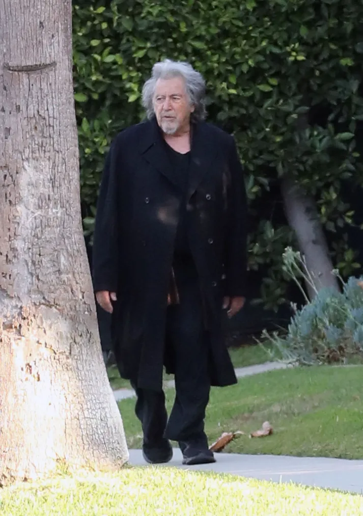 Al Pacino, EXCLUSIVE: Al Pacino is Spotted on a Stroll With a Friend in Los Angeles