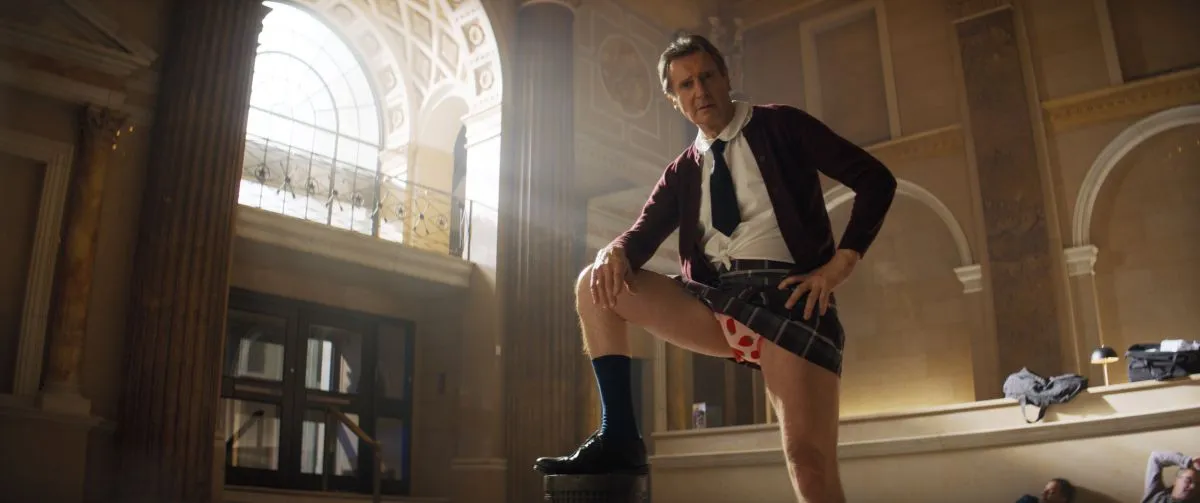 Liam Neeson, 2025 - The Naked Gun - Movie Set