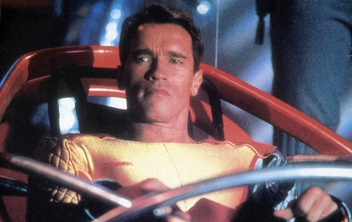 The 1987 Running Man Moviestills. Arnold Schwarzenegger
