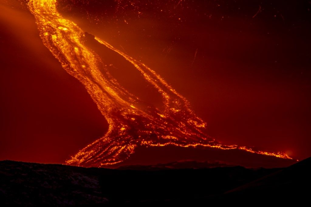 Mount Etna erupts again with Strombolian explosions