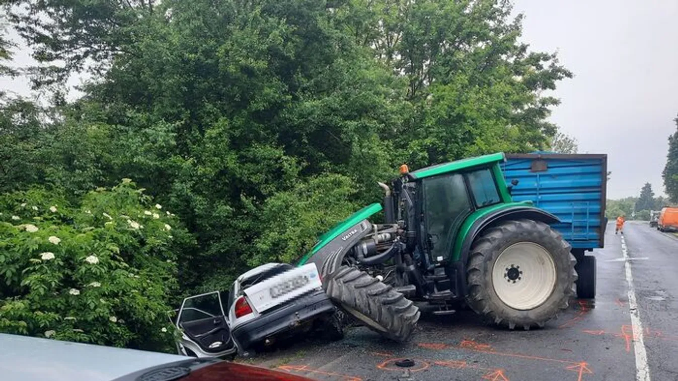 Tragédia: 27 éves fiatal halt meg az újabb magyarországi horrorbalesetben - helyszíni fotó