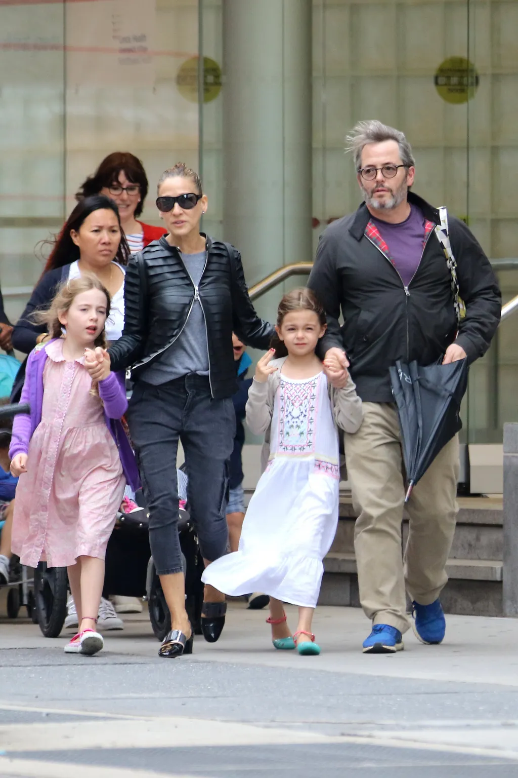 Sarah Jessica Parker és Matthew Broderick és  Marion és Tabitha