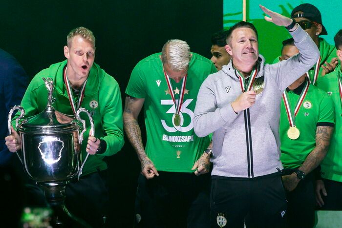 Robbie Keane, bajnoki cím, ünneplés, DIBUSZ Dénes, FTC