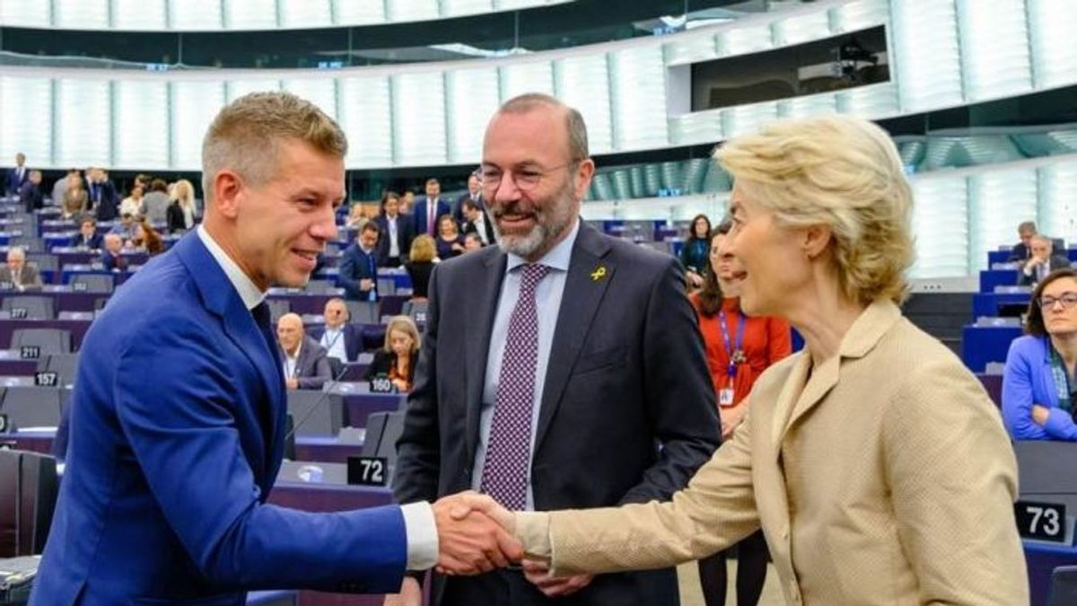 Weber megköszönte Magyar Péternek, hogy támogatja Ukrajna EU-tagságát