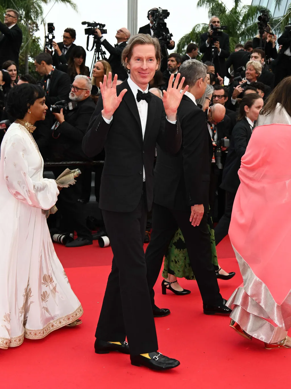 Cannes, 78th Cannes Film Festival 2025 - evening 7 - Red Carpet of the film “Highest 2 Lowest”. In the photo Wes Anderson