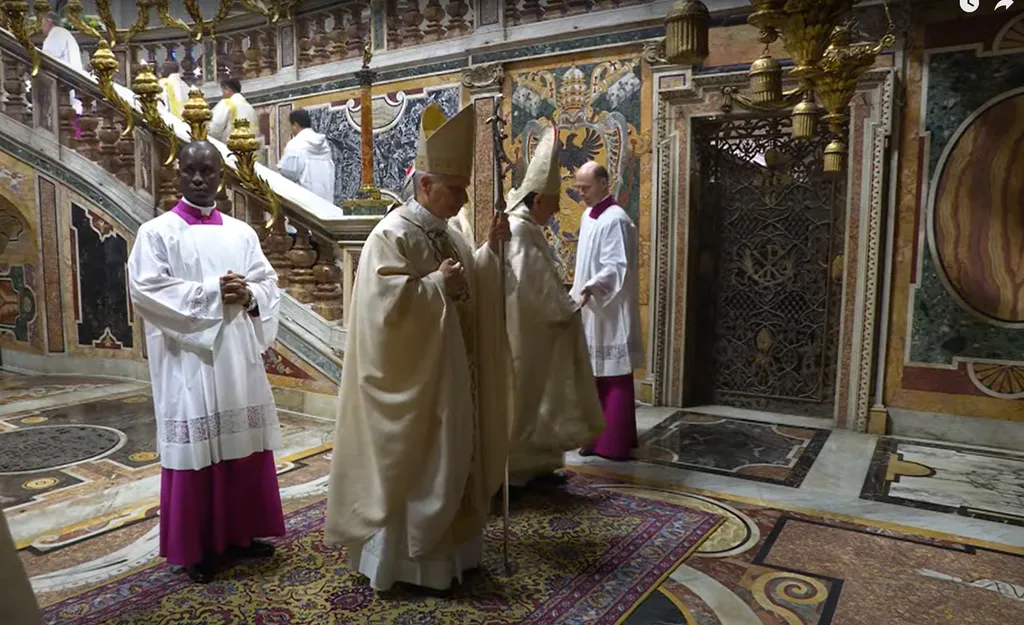 XIV. Leó pápa  beiktatása