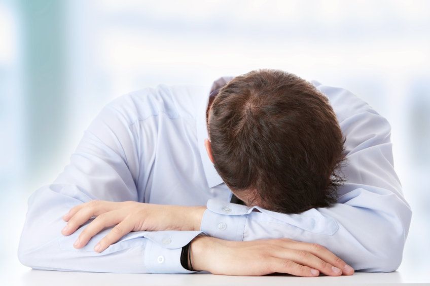 szomorú, fárradt, depresszió