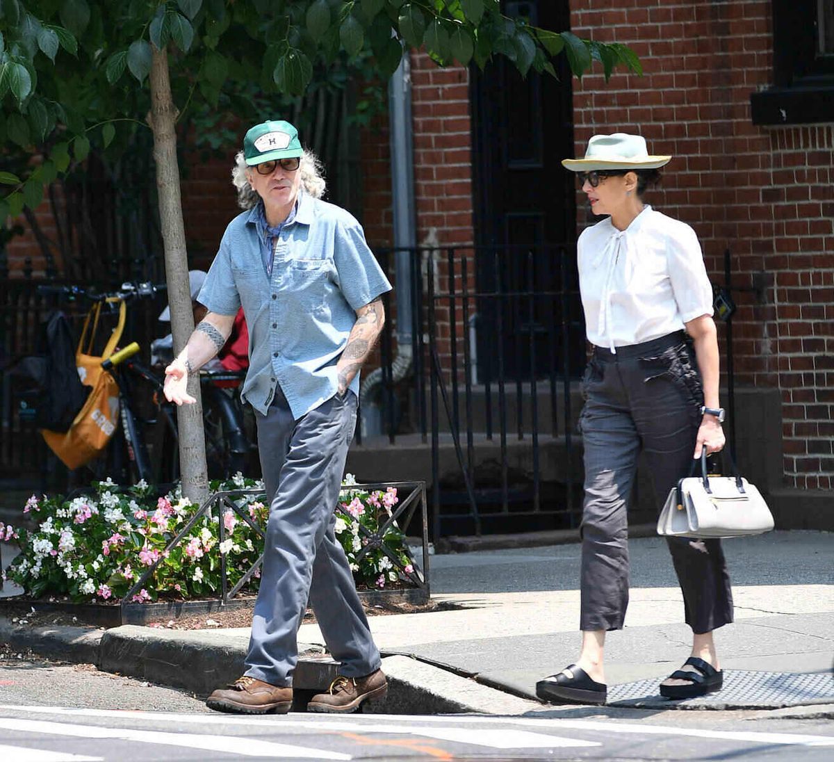 EXCLUSIVE Daniel Day-Lewis is Nearly Unrecognizable as He and Wife Rebecca Miller are Spotted out in West Village of New York