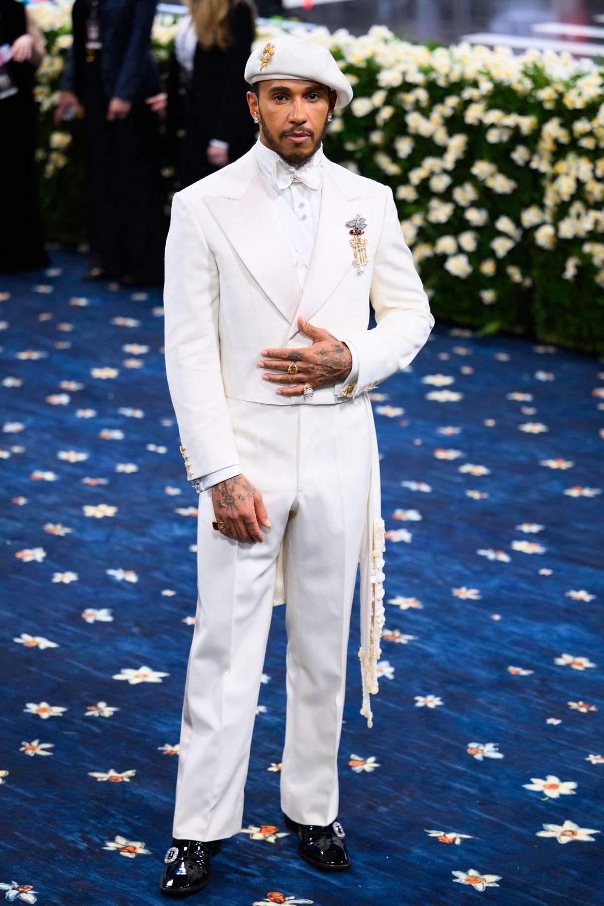 Lewis Hamilton volt a egyik társelnök a Met-gála 2025-ön