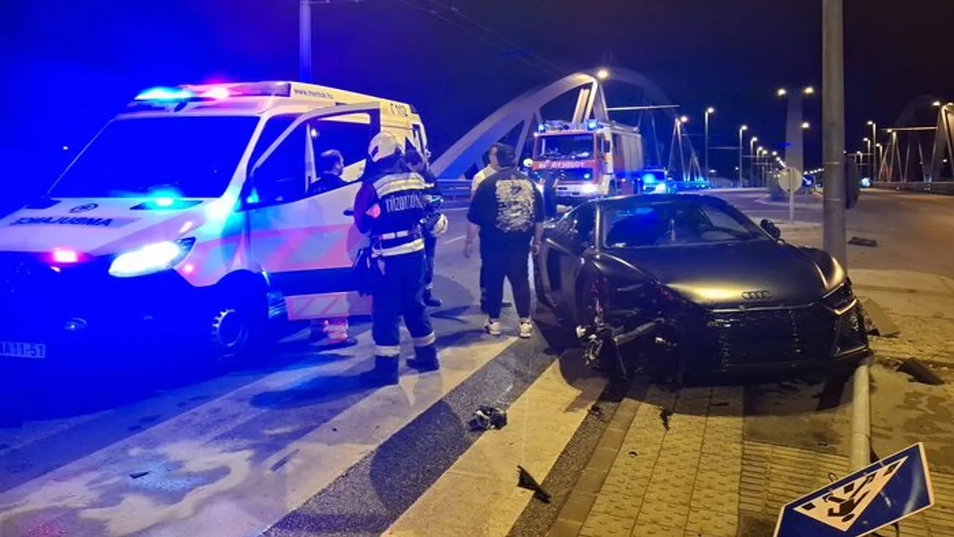 Vitte a jelzőtáblát: összetörtek egy luxusjárgányt a Keleti pályaudvarnál