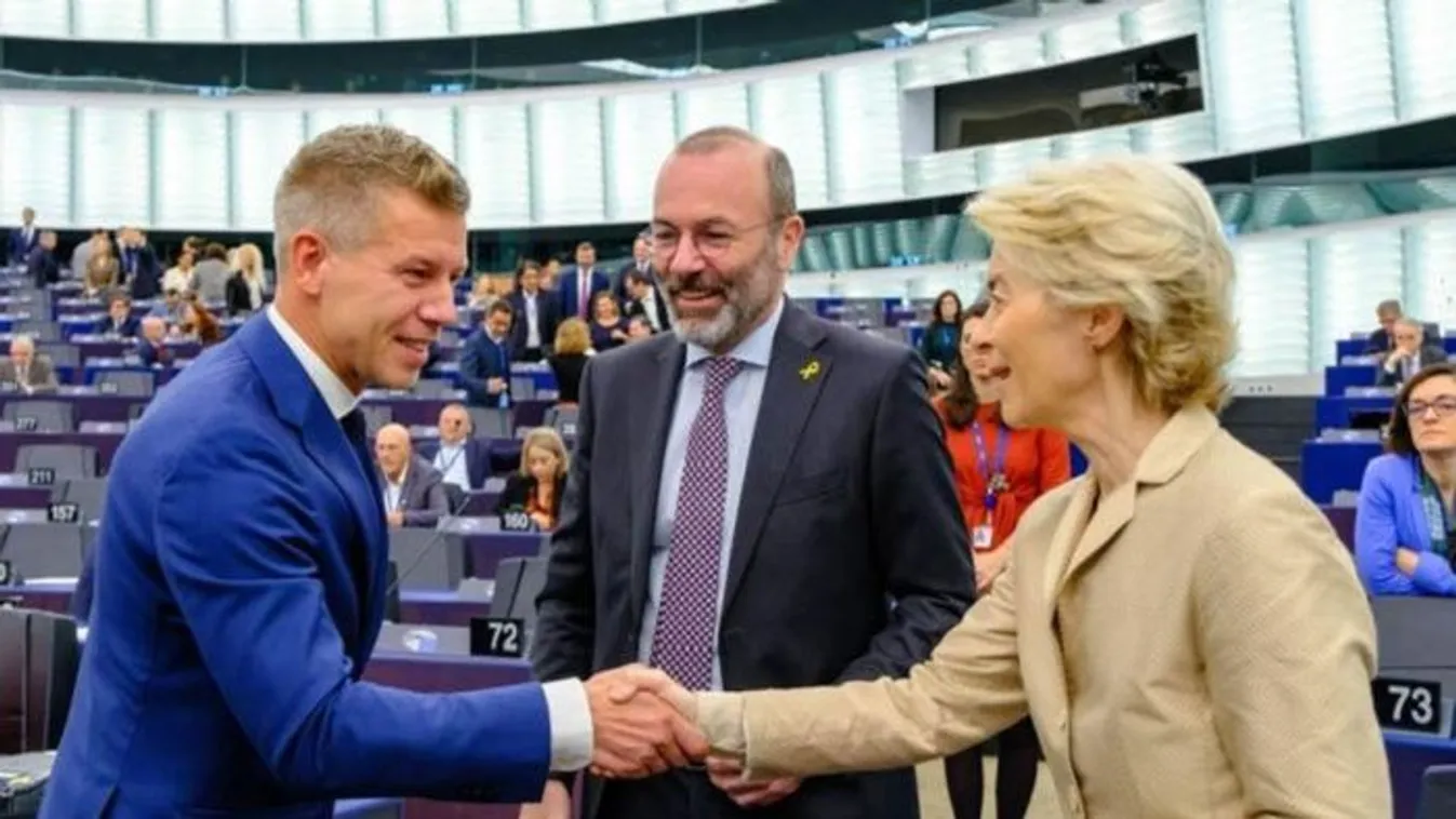 Weber megköszönte Magyar Péternek, hogy támogatja Ukrajna EU-tagságát