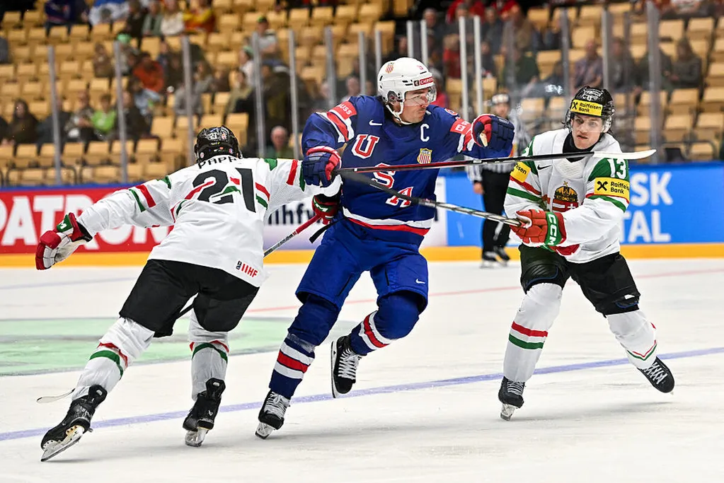 United States v Hungary - 2025 IIHF Ice Hockey World Championship
