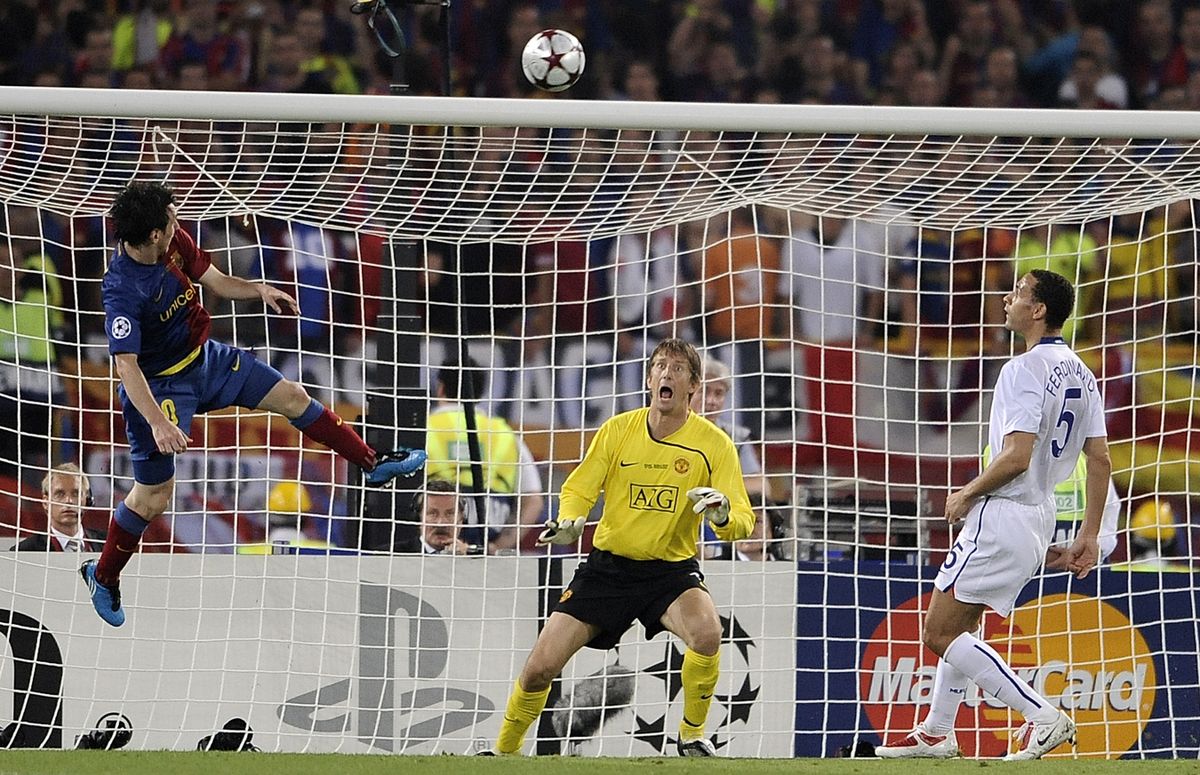 Lionel Messi legendás gólja a Manchester United ellen a 2009-es BL-döntőben