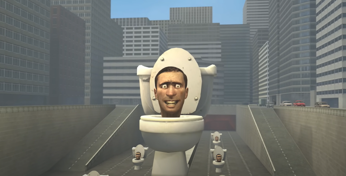 TikTok. Skibidi toilet
