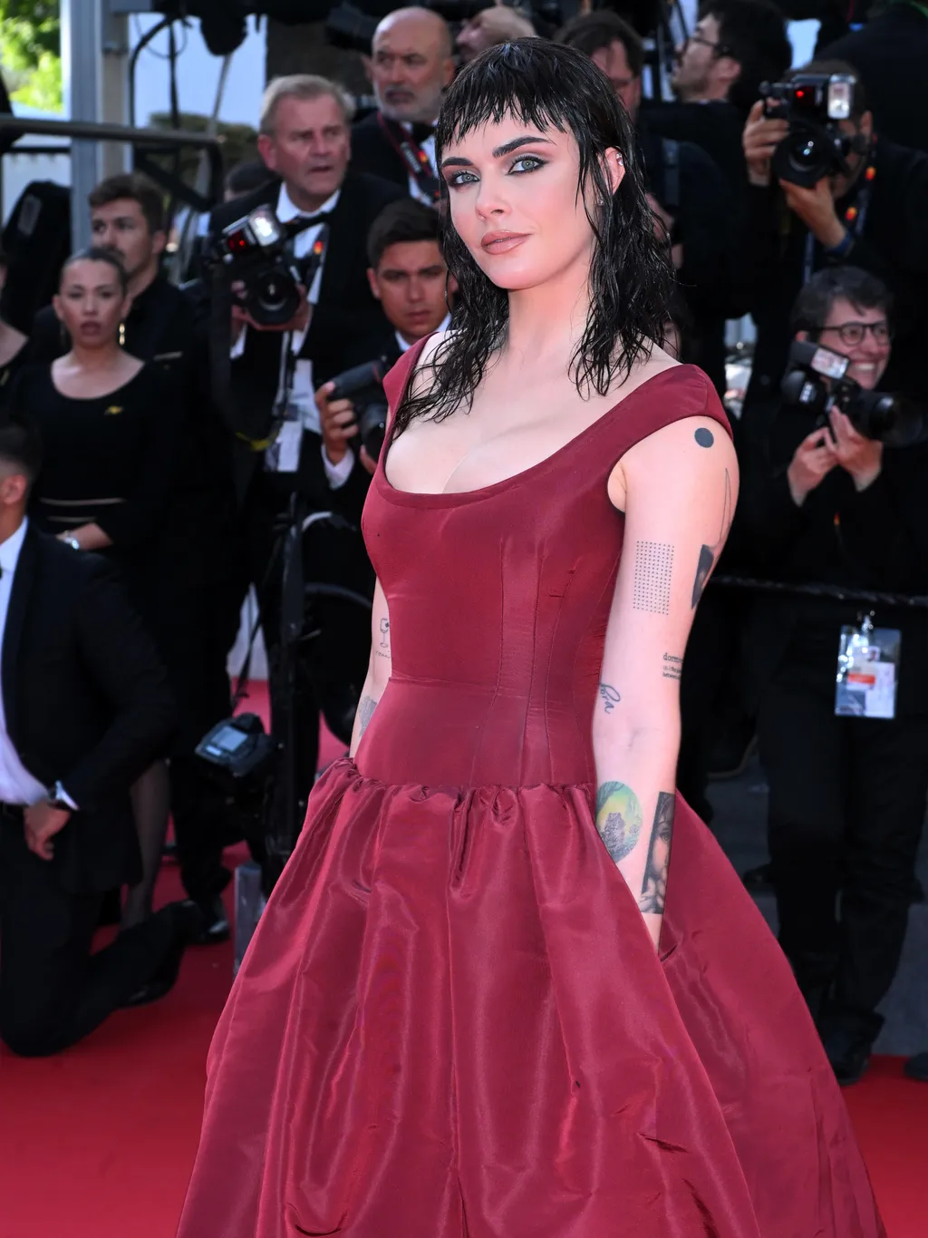 Cannes, 78th Cannes Film Festival 2025 - Evening 9 - Red Carpet of the film ''The History of Sound'' In the photo: Cara Delevingne
