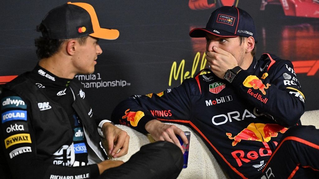 Lando Norris alaposan elverte a Forma-1-es Monacói Nagydíj időmérőjén Max Verstappent