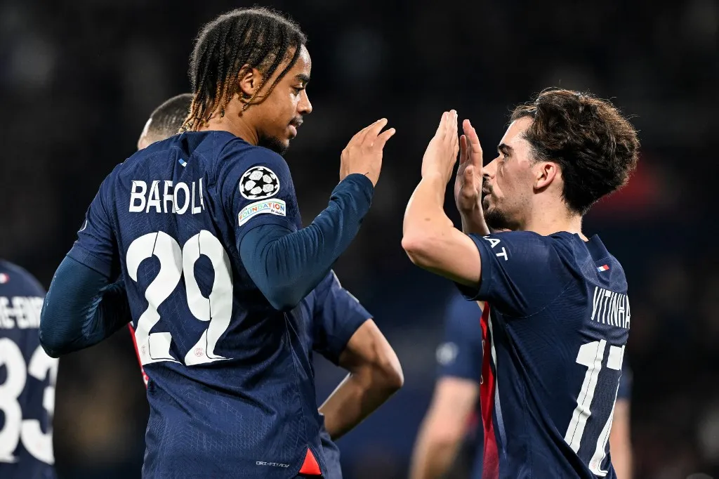 Bradley Barcola, PSG, BL, Vitinha