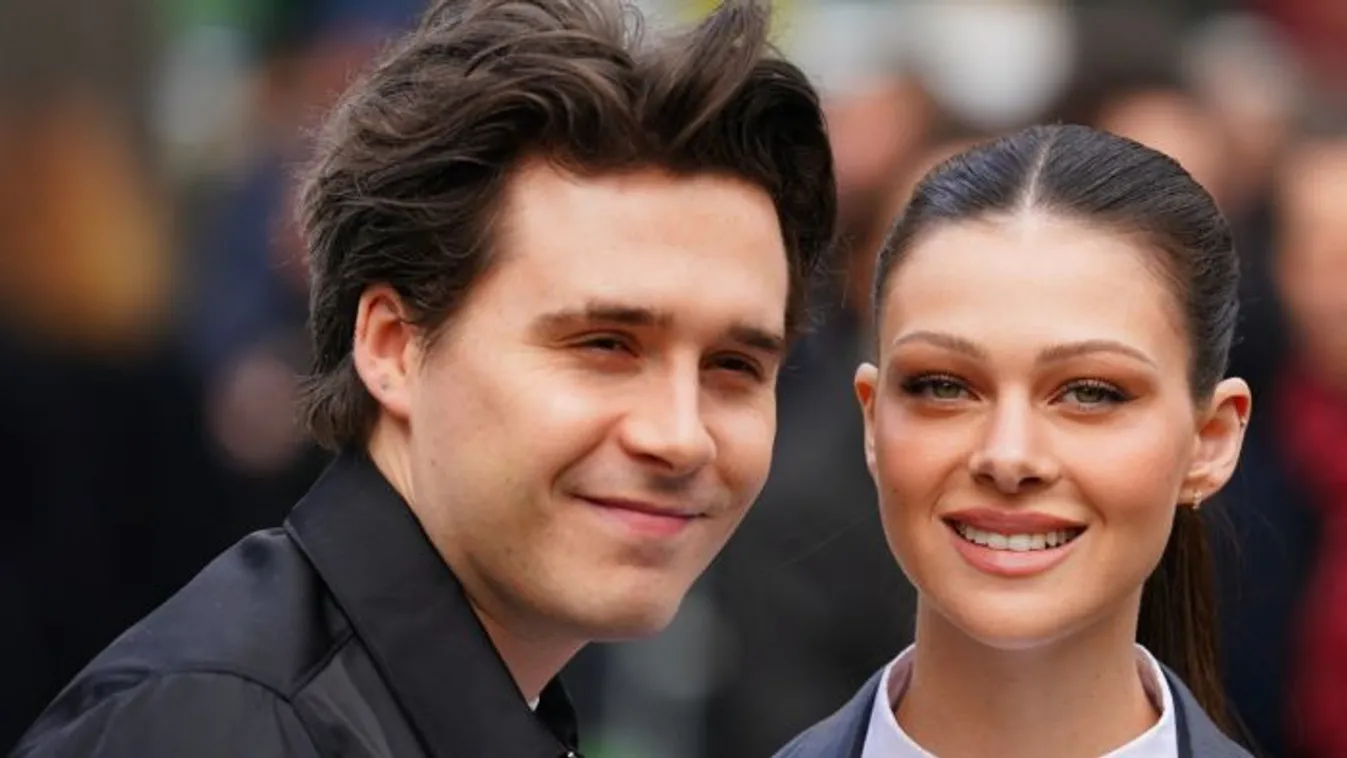 Brooklyn Beckham a felesége mögé bújik a családi gondok elől
