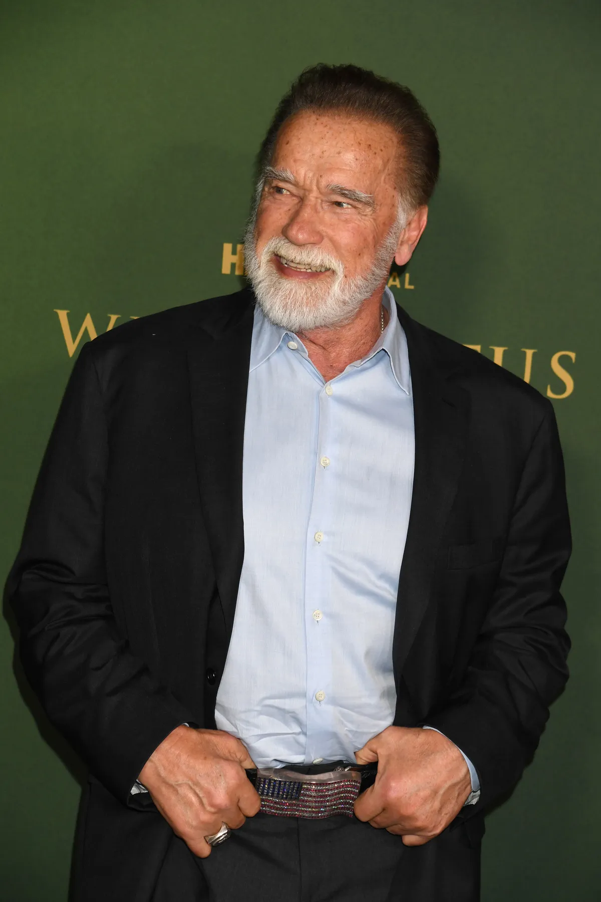 Arnold Schwarzenegger teljesen ledöbbent fia pucér jelenete láttán