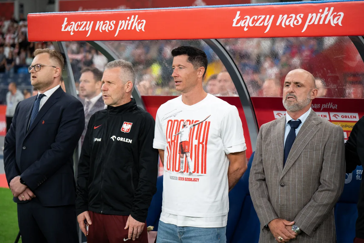 Robert Lewandowski (fehérben) és Michal Probierz (jobbra) már nem férnek meg egymás mellett