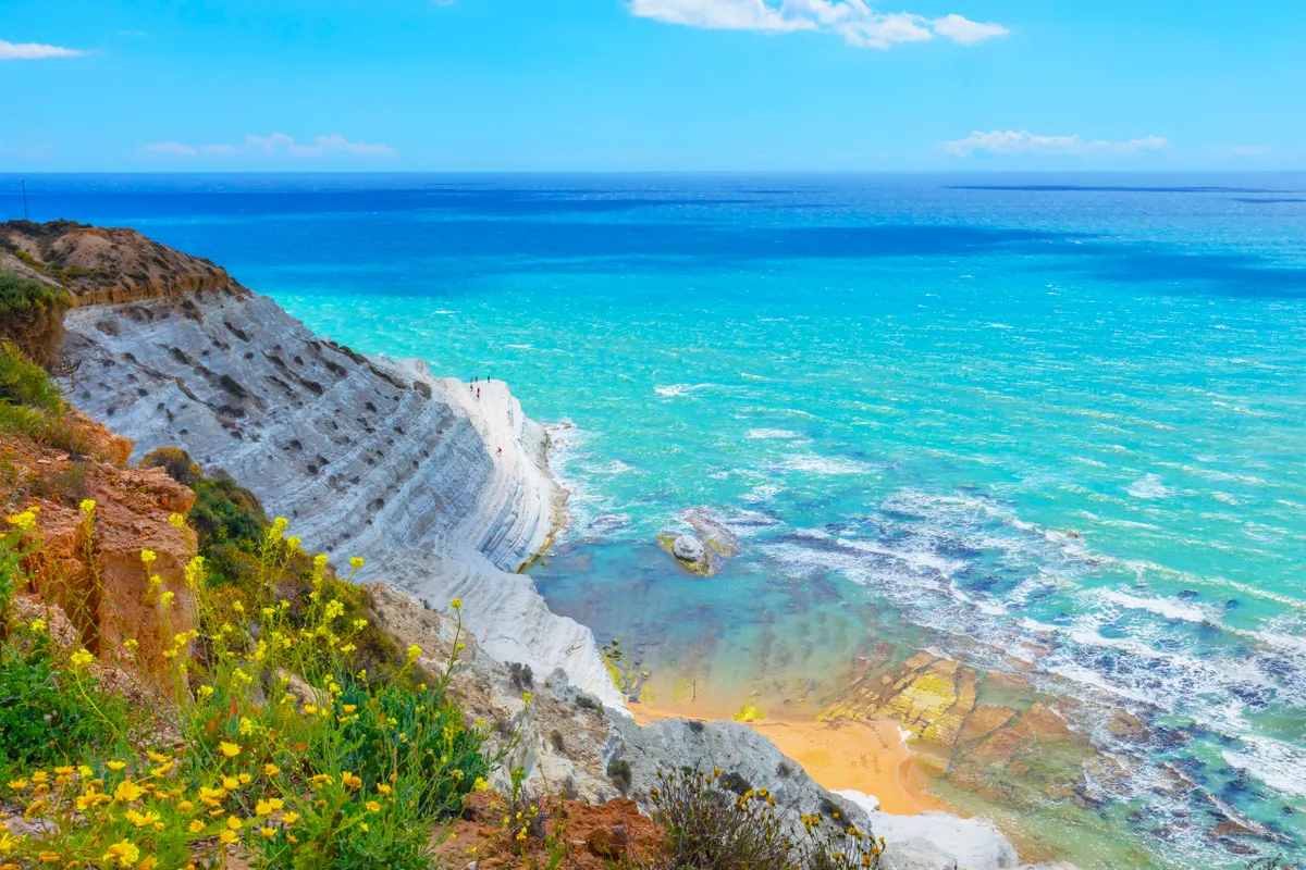 Italy sicily agrigento scala dei turchi