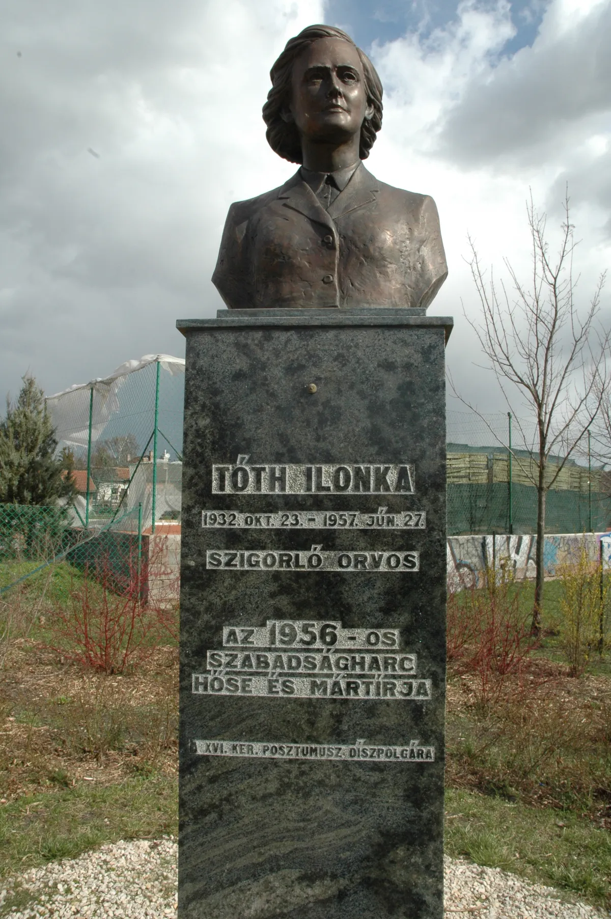 Tóth Ilonka, orvostanhallgató, 1956-os forradalom, mártír