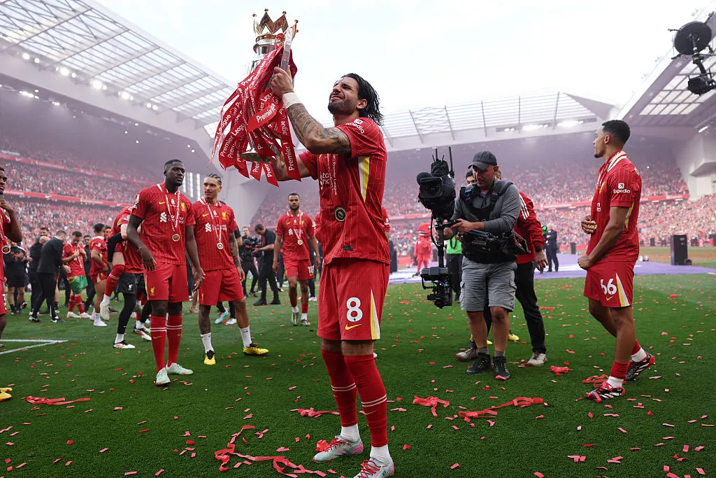 Szoboszlai is boldogan ünnepelte a Liverpool bajnoki címét