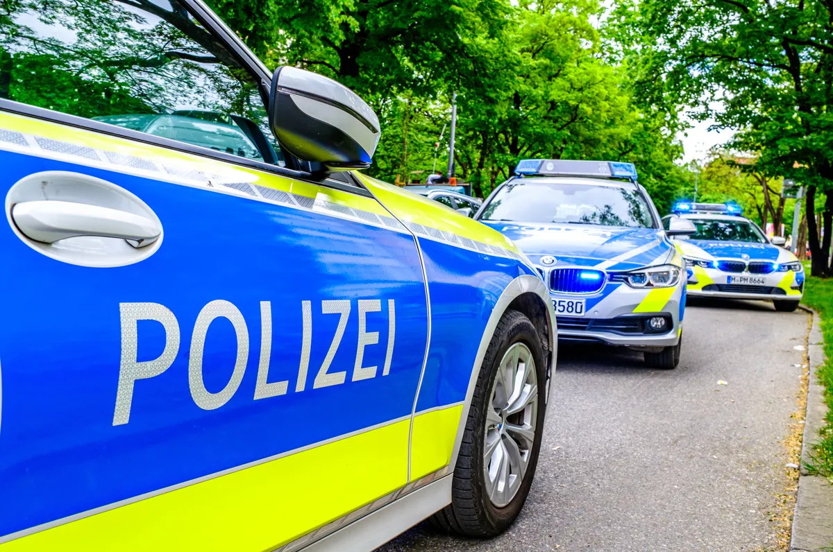Munich,,Germany,-,May,2:,Typical,German,Police,Vehicle,In
