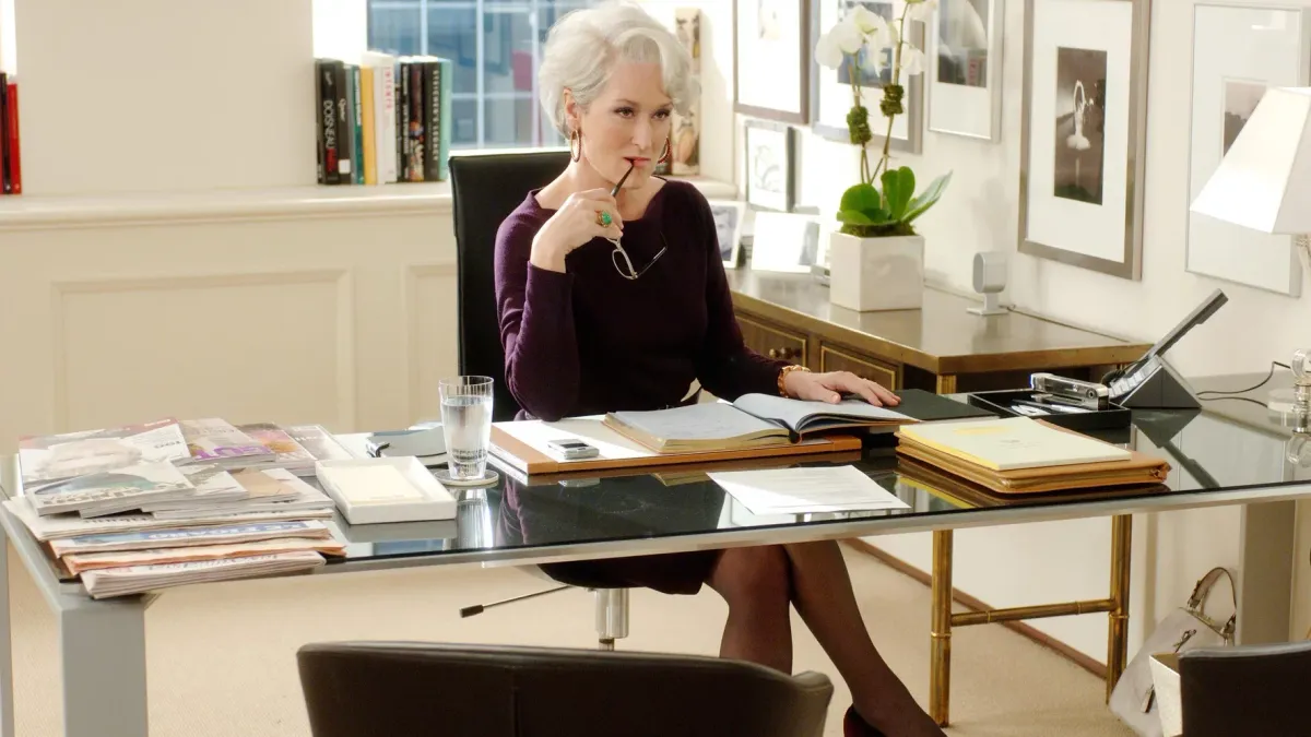 Az ördög Pradát visel folytatásában Meryl Streep ismét magára ölti a rettegett Miranda Priestley szerepét (Fotó: Forrás: IMDB)