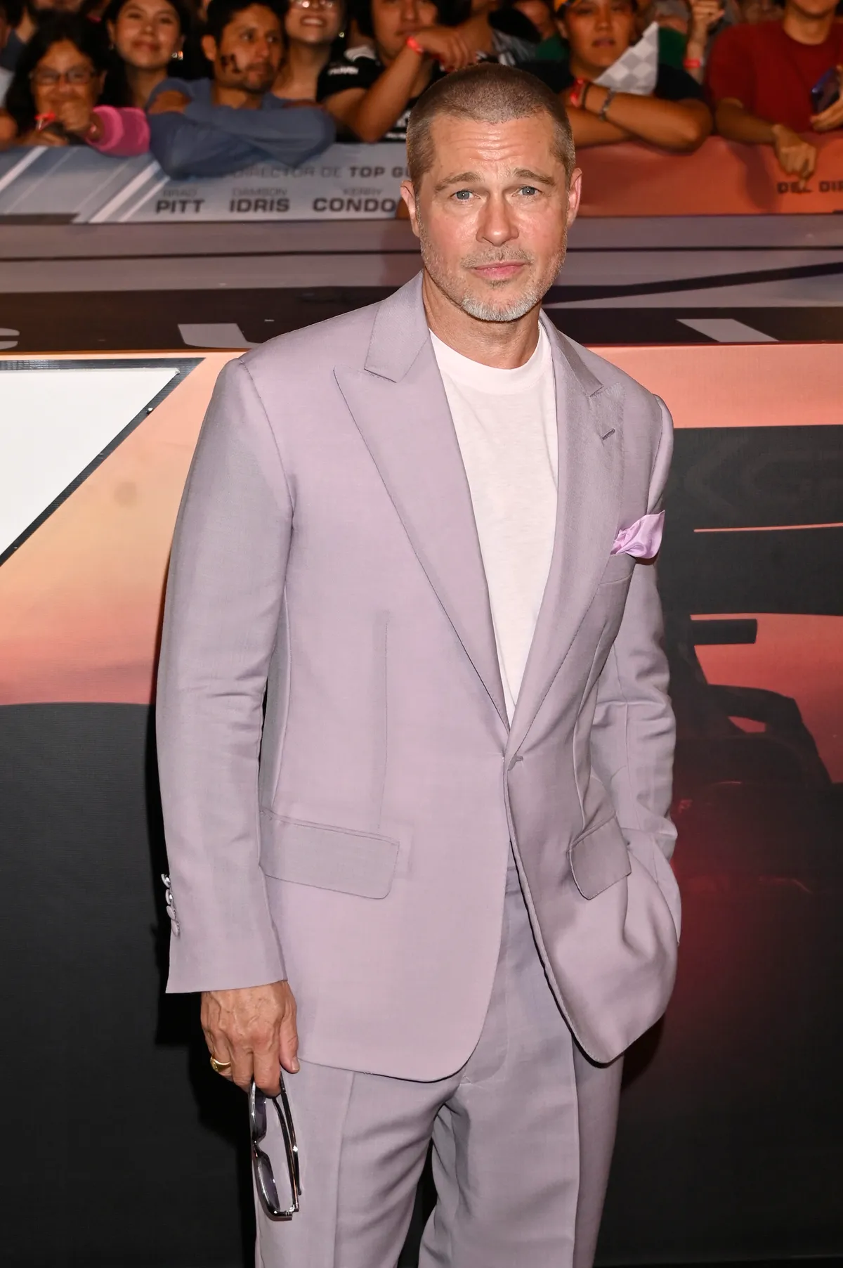 Brad Pitt épp az új filmjét, az F1-et népszerűsíti