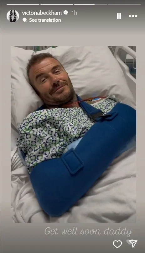 David Beckham fájdalmas sérüléssel került kórházba