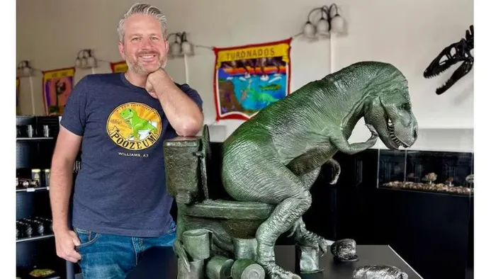 Láttál már T-rex ürüléket? Ez a világ legbizarrabb múzeuma, ahol a legnagyobb és legősibb székletmintákat nézheted meg