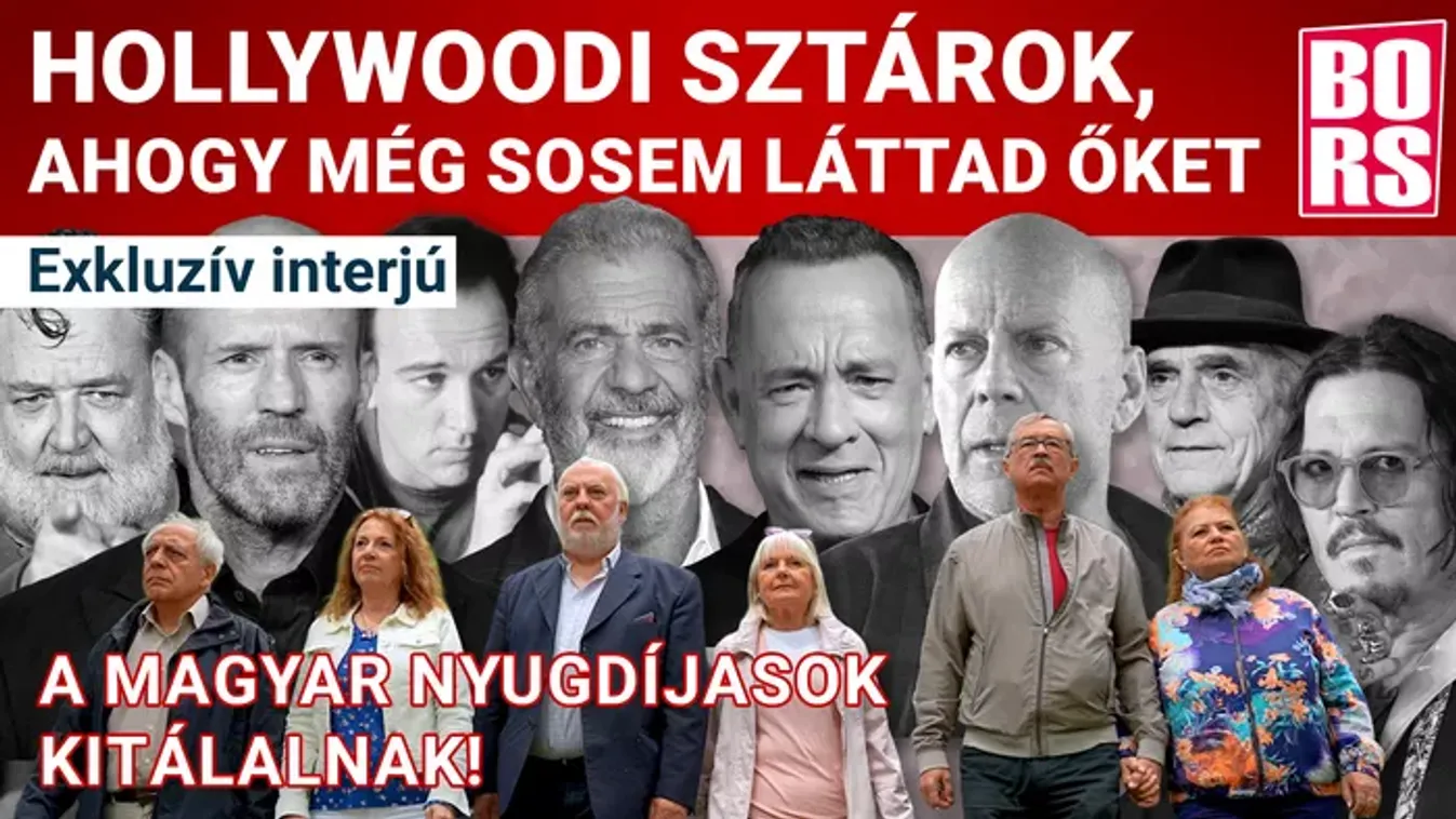 Hollywoodi sztárok, ahogy még sosem láttad őket: a magyar nyugdíjasok kitálalnak!