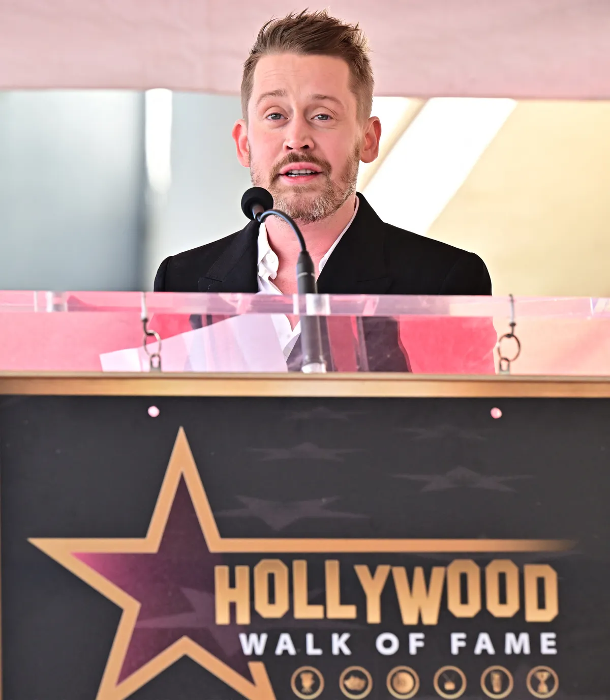 US actor Macaulay Culkin gets Hollywood Walk of Fame star