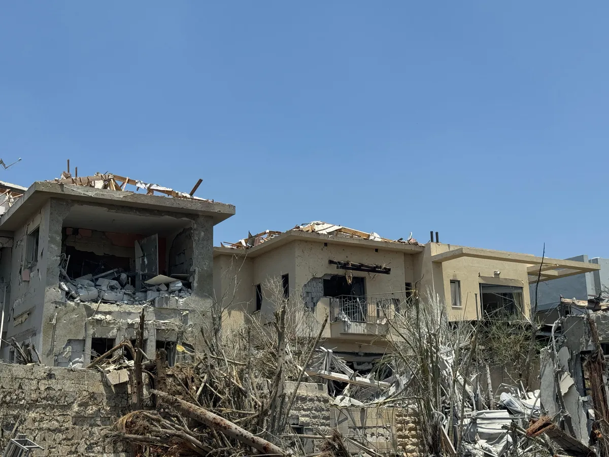 Iranian missile strikes Israel's Ness Ziona