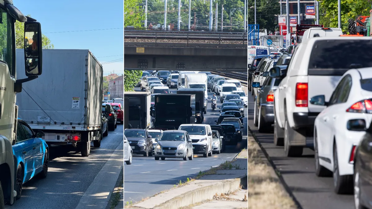 A budapestieknek már tele van a hócipőjük a folytonos dugókkal - fotók