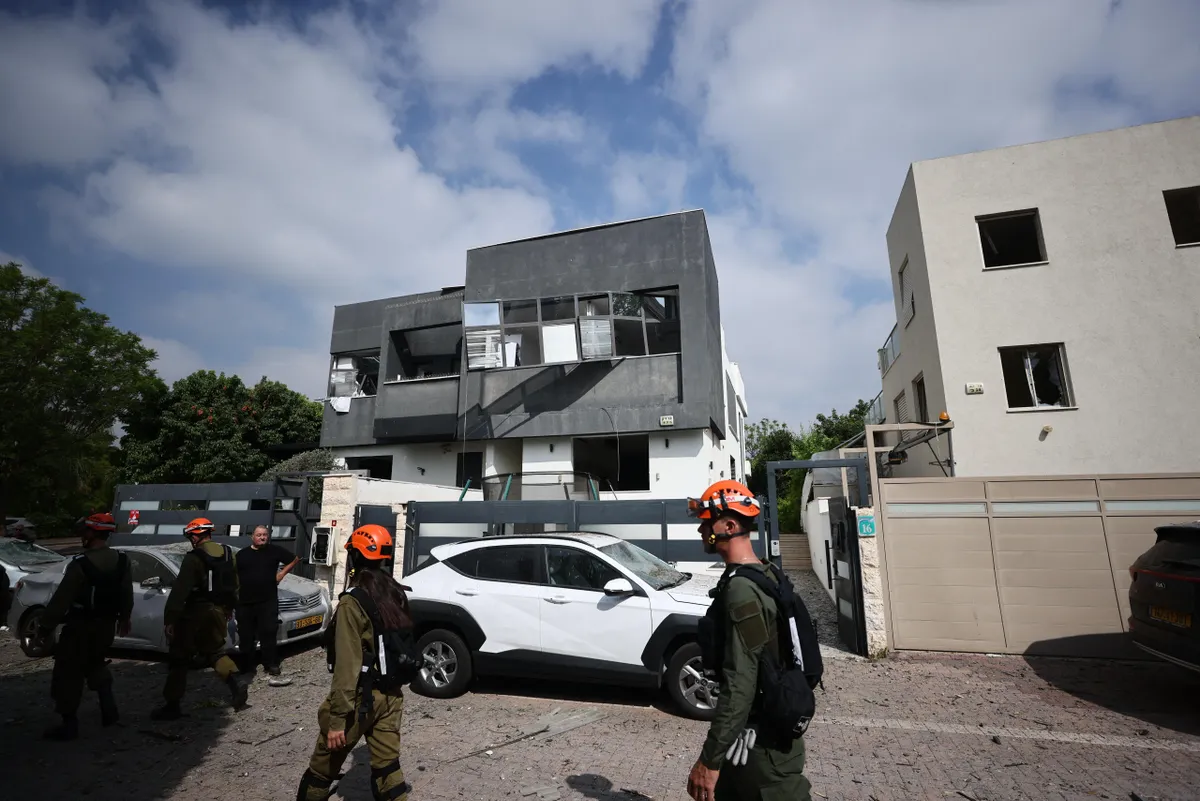 Iranian missile strikes Israel's Ness Ziona