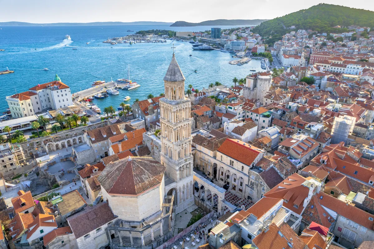 világ legszebb tengerparti városai, Split, Horvátország
