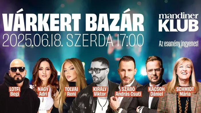 Érkezik az újabb Mandiner Klubest a Várkert Bazárban