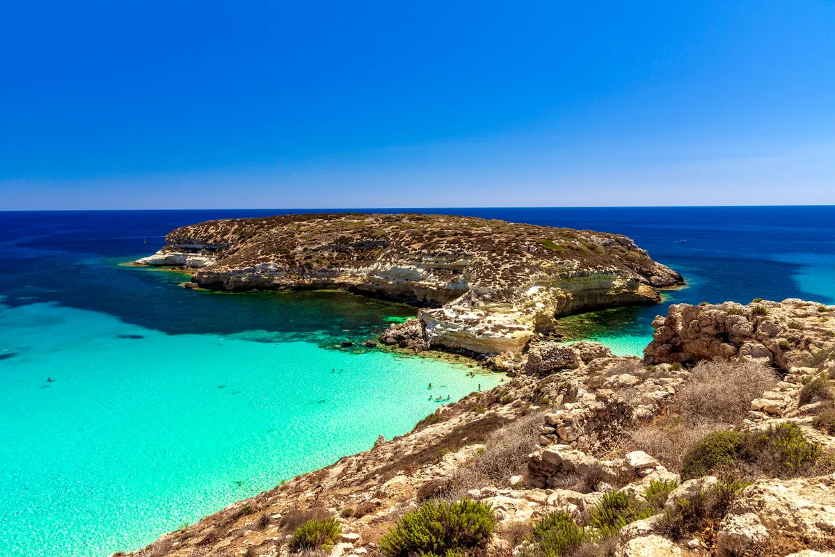 Spiaggia-dei-Conigli-Lampedusa, strand, tenger