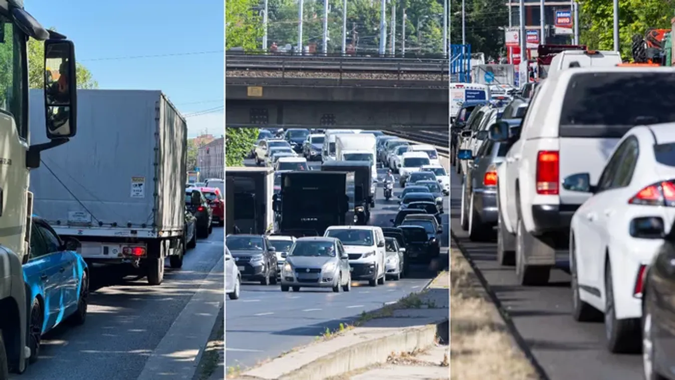 A budapestieknek már tele van a hócipőjük a folytonos dugókkal - fotók