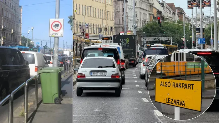 Ki vannak akadva az autósok Budapesten